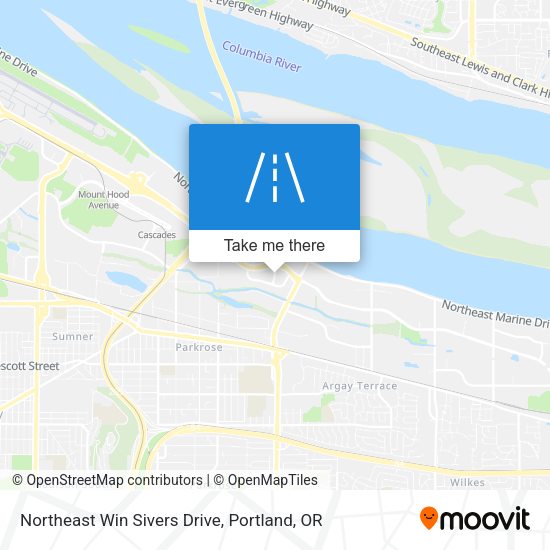 Northeast Win Sivers Drive map