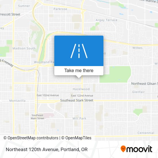 Mapa de Northeast 120th Avenue