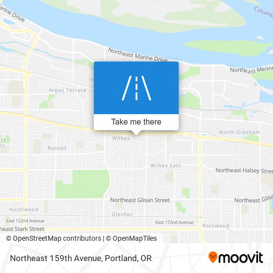 Northeast 159th Avenue map