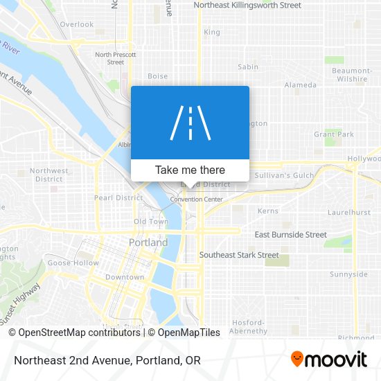 Mapa de Northeast 2nd Avenue