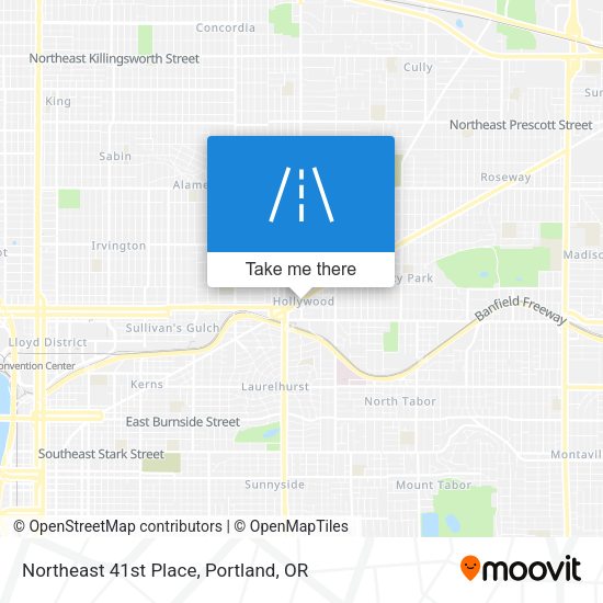 Mapa de Northeast 41st Place