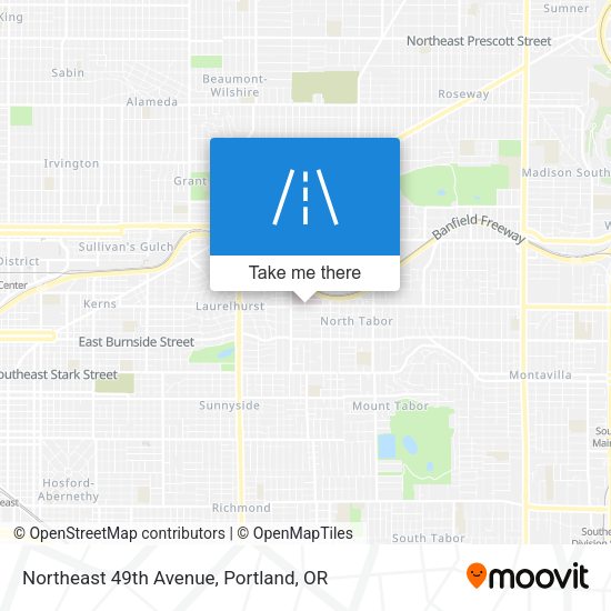 Mapa de Northeast 49th Avenue