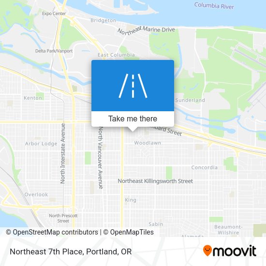 Mapa de Northeast 7th Place