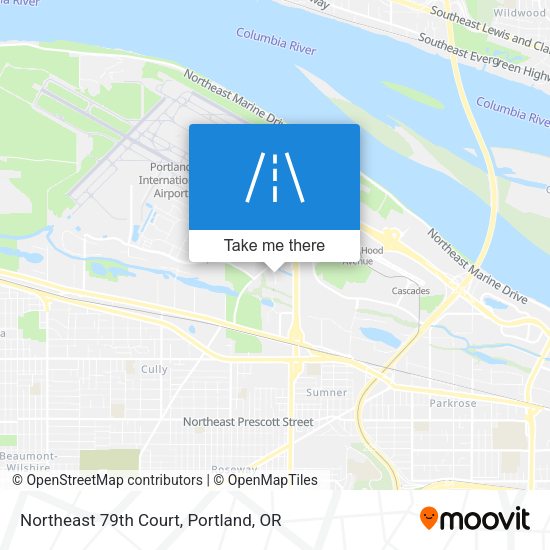 Northeast 79th Court map