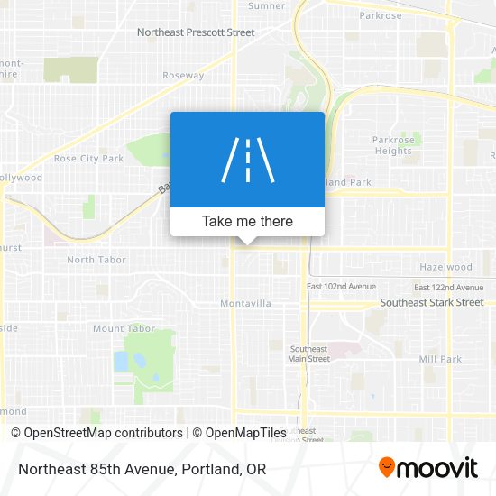 Mapa de Northeast 85th Avenue