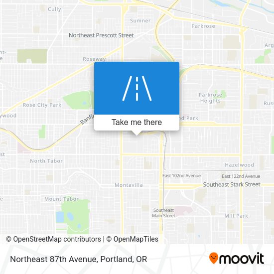Mapa de Northeast 87th Avenue