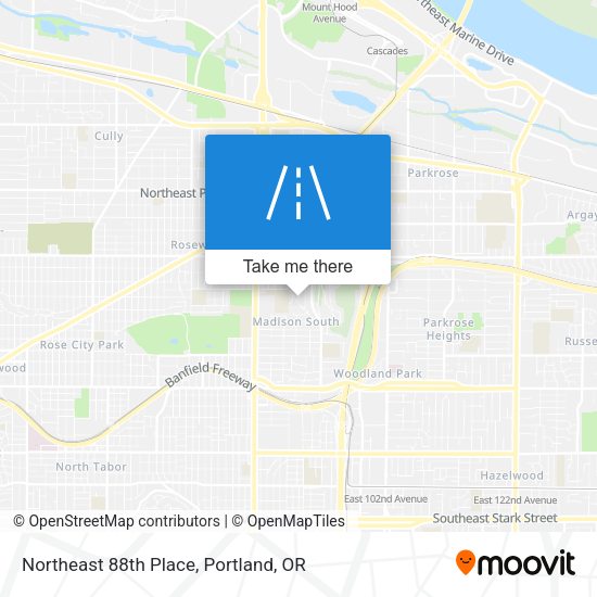 Mapa de Northeast 88th Place