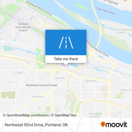 Mapa de Northeast 92nd Drive