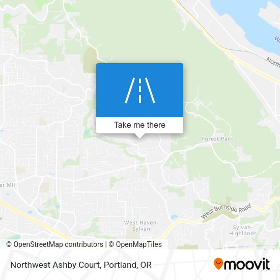 Northwest Ashby Court map