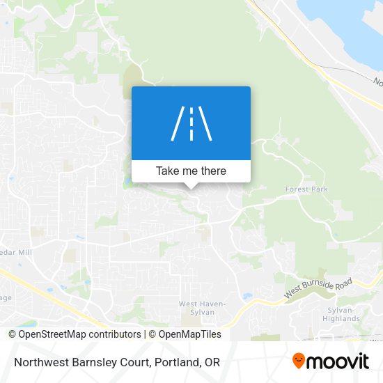 Northwest Barnsley Court map