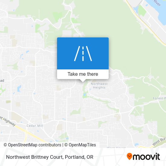 Northwest Brittney Court map