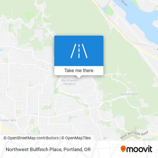 Mapa de Northwest Bullfinch Place