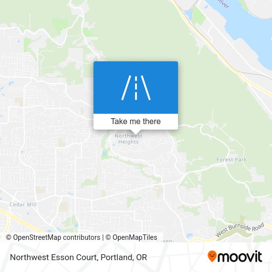 Mapa de Northwest Esson Court