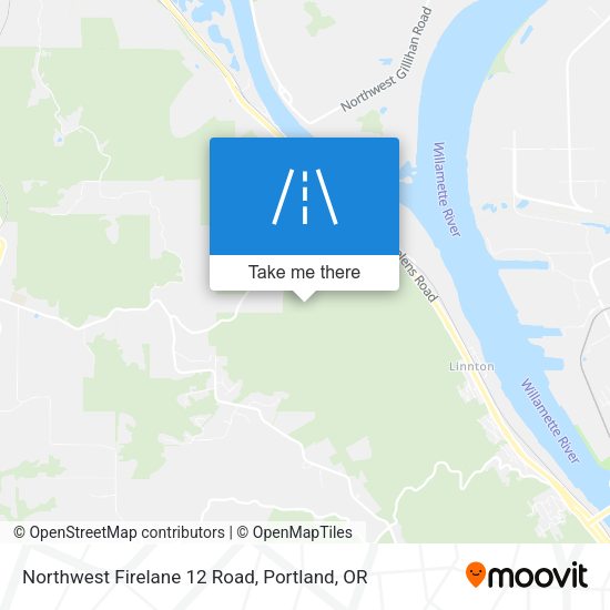 Mapa de Northwest Firelane 12 Road