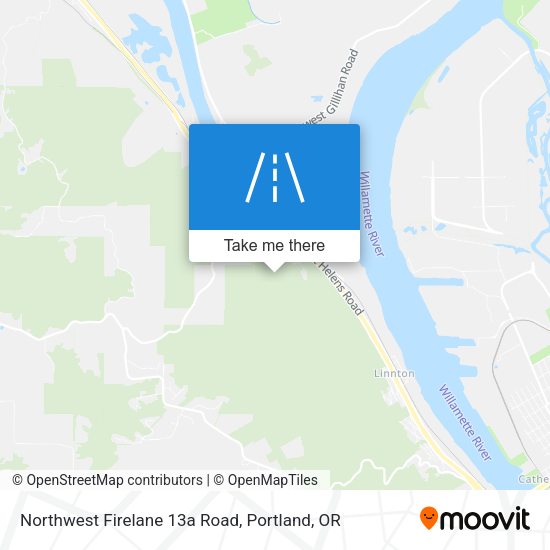 Northwest Firelane 13a Road map