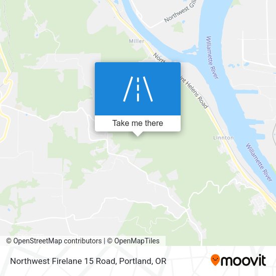 Northwest Firelane 15 Road map
