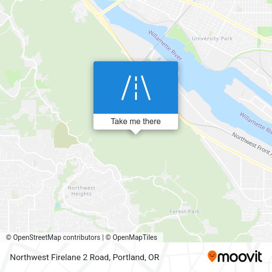 Northwest Firelane 2 Road map