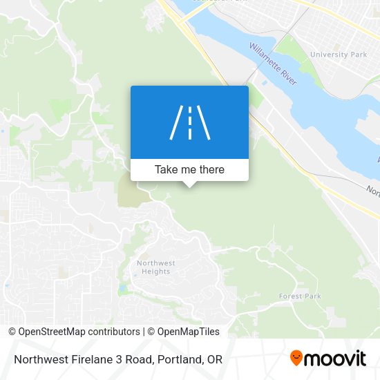 Northwest Firelane 3 Road map