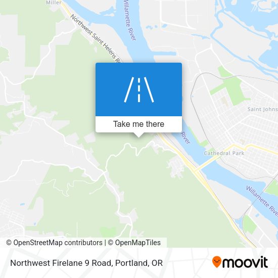 Mapa de Northwest Firelane 9 Road
