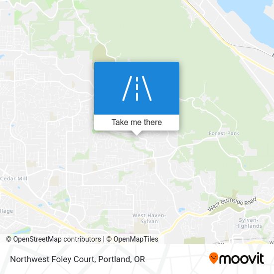 Mapa de Northwest Foley Court