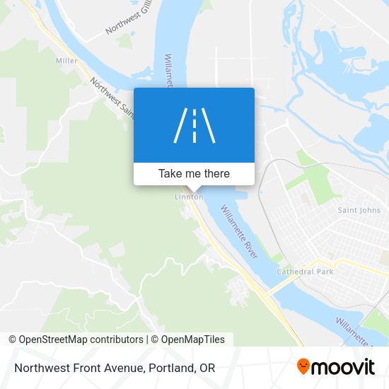 Mapa de Northwest Front Avenue