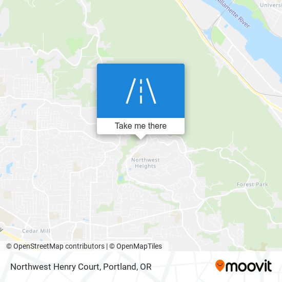 Mapa de Northwest Henry Court