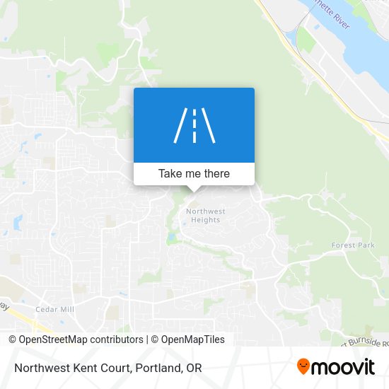 Mapa de Northwest Kent Court