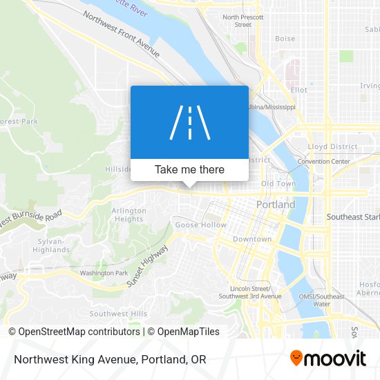 Mapa de Northwest King Avenue