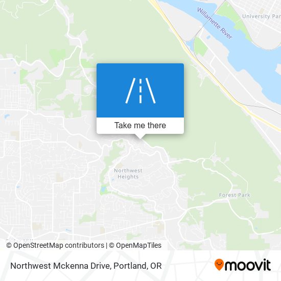 Mapa de Northwest Mckenna Drive