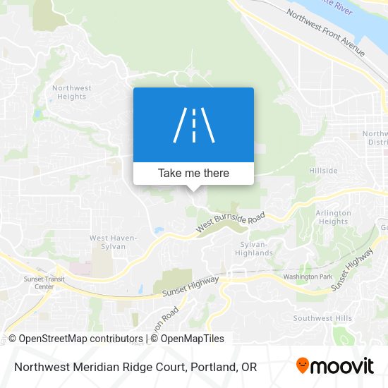 Mapa de Northwest Meridian Ridge Court