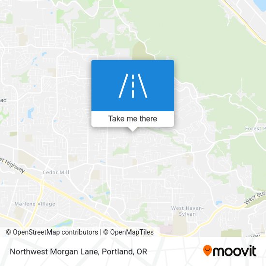 Mapa de Northwest Morgan Lane