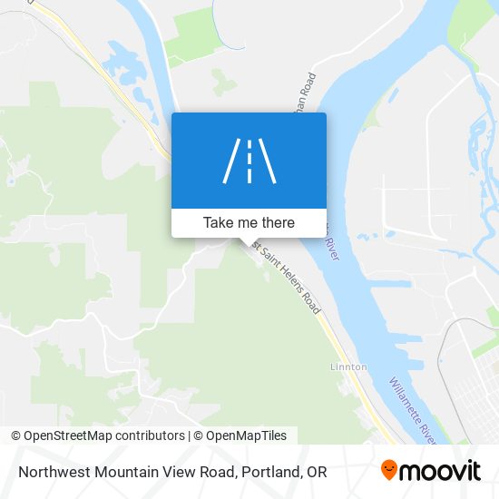 Northwest Mountain View Road map