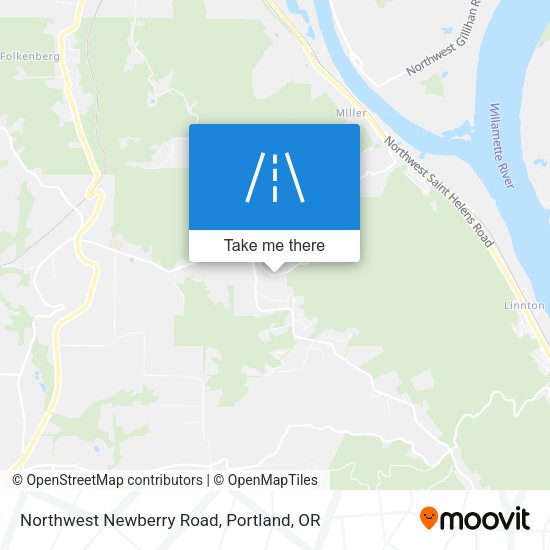 Northwest Newberry Road map