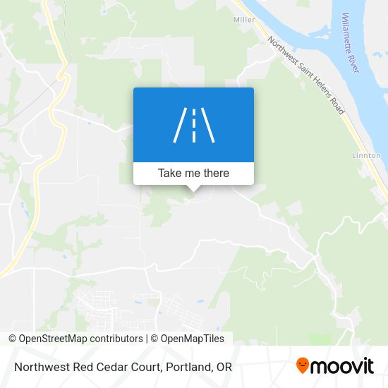 Mapa de Northwest Red Cedar Court