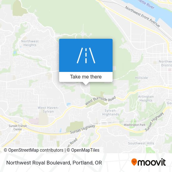 Mapa de Northwest Royal Boulevard