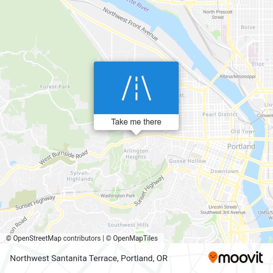 Mapa de Northwest Santanita Terrace
