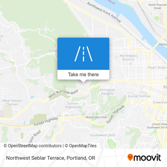 Northwest Seblar Terrace map