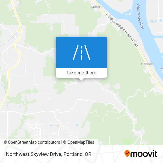 Mapa de Northwest Skyview Drive