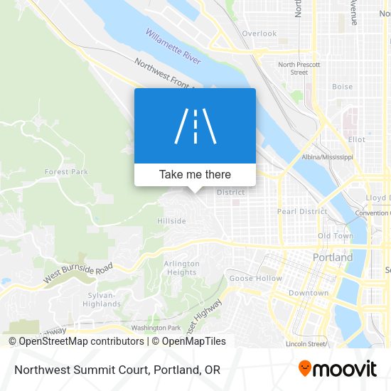 Mapa de Northwest Summit Court