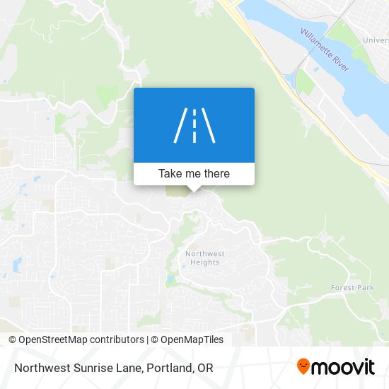 Mapa de Northwest Sunrise Lane