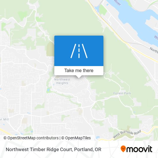Northwest Timber Ridge Court map