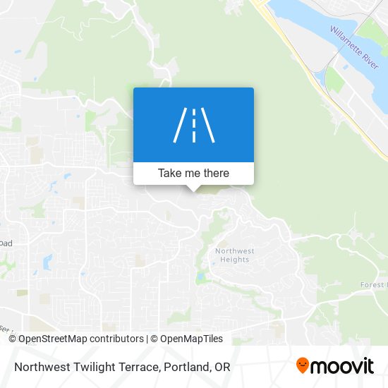 Northwest Twilight Terrace map