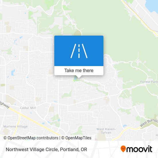 Northwest Village Circle map