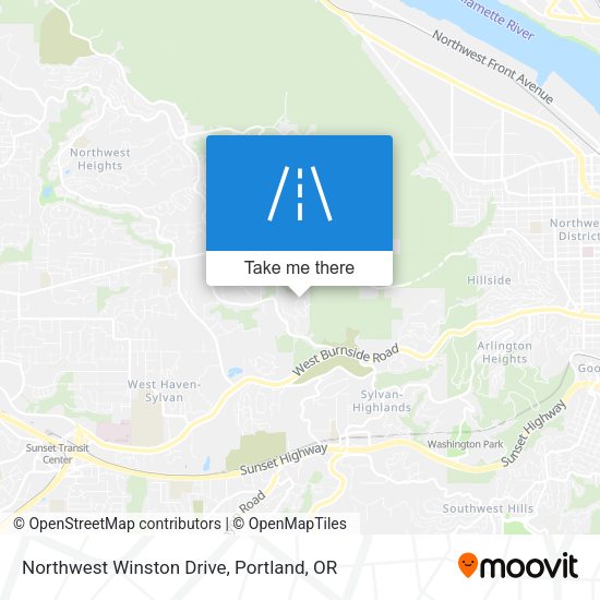 Northwest Winston Drive map