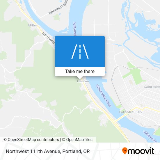 Mapa de Northwest 111th Avenue