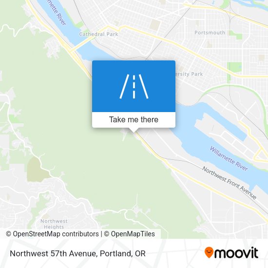 Mapa de Northwest 57th Avenue