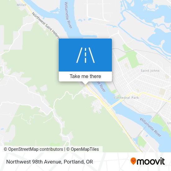 Mapa de Northwest 98th Avenue