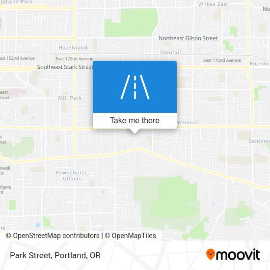 Mapa de Park Street