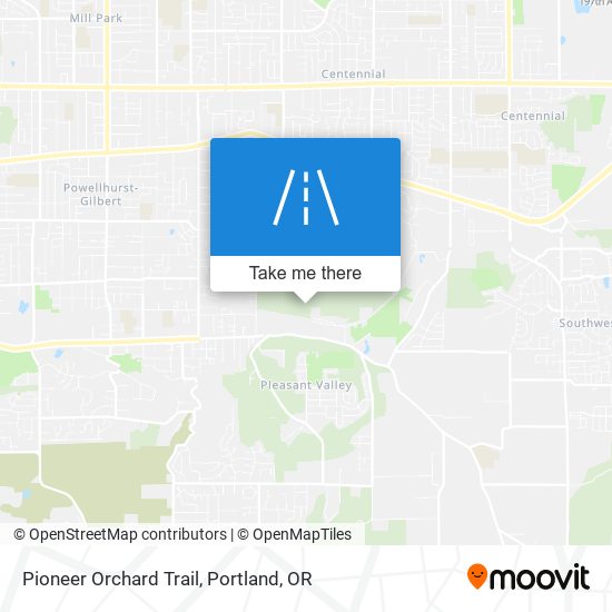 Mapa de Pioneer Orchard Trail