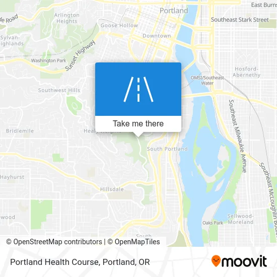 Portland Health Course map
